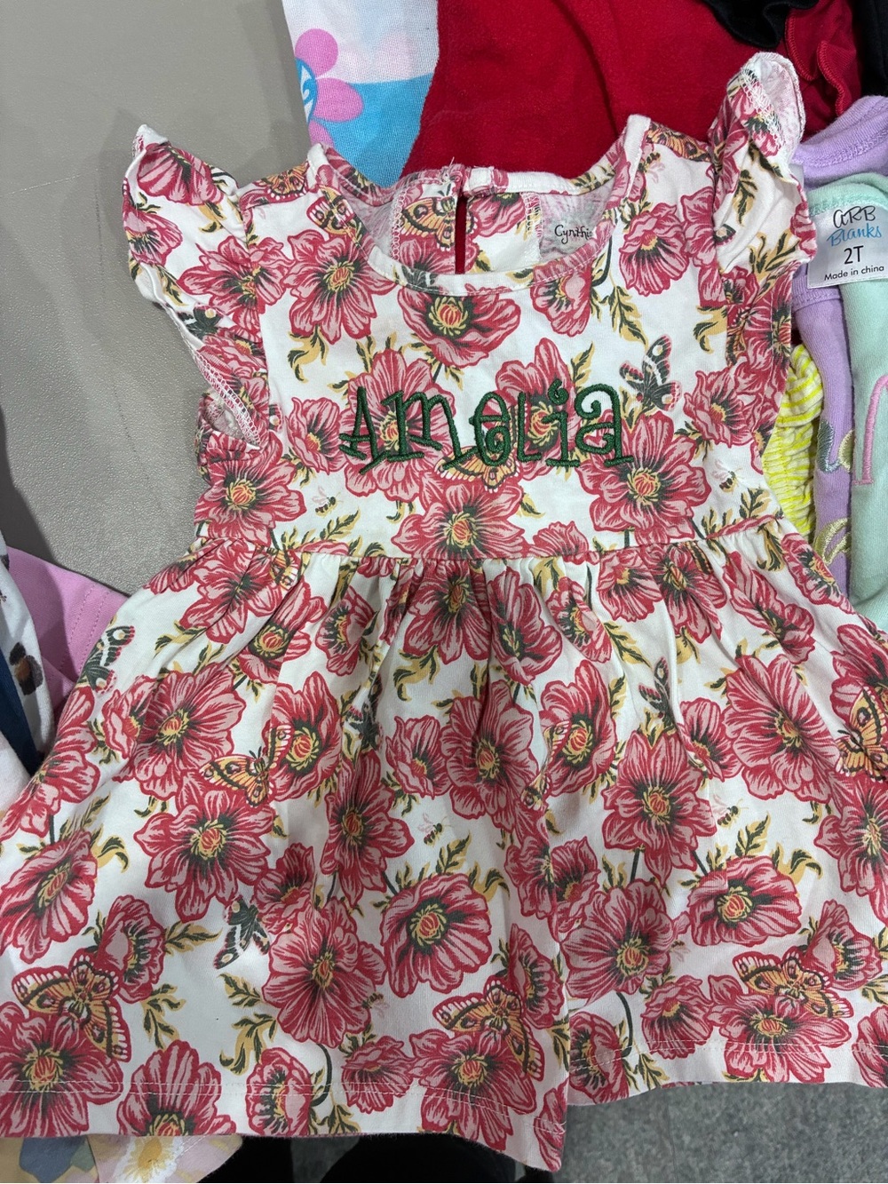 Amelia embroidered bundle 12 months to 2T